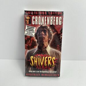 SHIVERS VHS CRONENBERG RABID BROOD SCANNERS VIDEODROME FLY DEAD RINGERS HORROR
